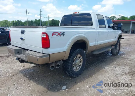 2013 Ford F-250 Lariat from USA, damaged, VIN 1FT7W2BT9DEB12157